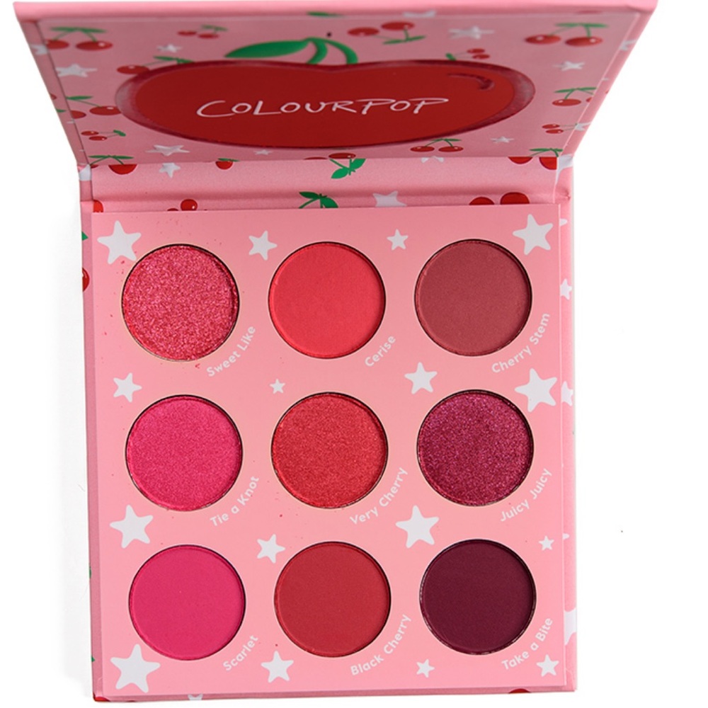 ColourPop Cherry Crush Pressed Powder Shadow Palette NIB